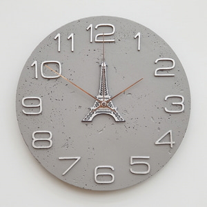 BnH 에펠 인테리어 시계 디자인 무소음 벽시계 8357