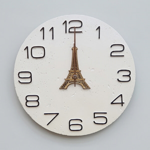 BnH 에펠 인테리어 시계 디자인 무소음 벽시계 8356